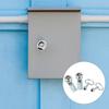 2 Sets Cabinet Triangle Lock with Keys Distribution Latch Drawer Door Locks Cabinets Toolbox