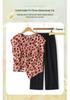 Summer Clothing Set 2026: Stylish Short-Sleeved Top & Fashionable Two-Piece for Young and Middle-Aged Women