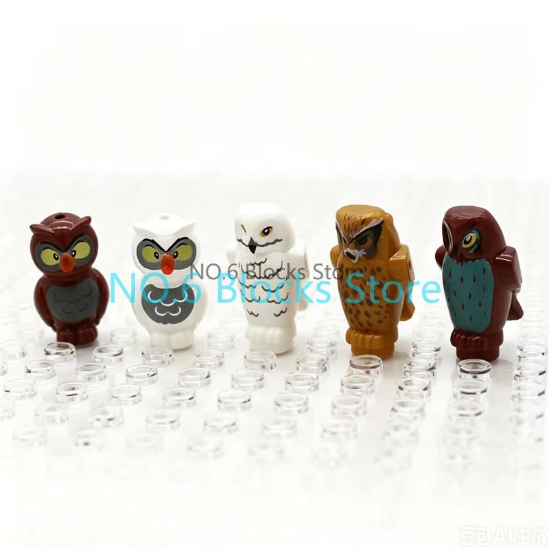 MOC Animal Building Blocks Sheep Dog Wolf Dolphin Pig Whale Elephant Educational Small Particle Zoo Scene Gift DIY Brick Toy S15