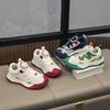 Youth style shoes Girls Soft Sole Chunky Sneakers Kids Winter Lightweight Breathable Toddler Running Shoes With Rotating Buckle
