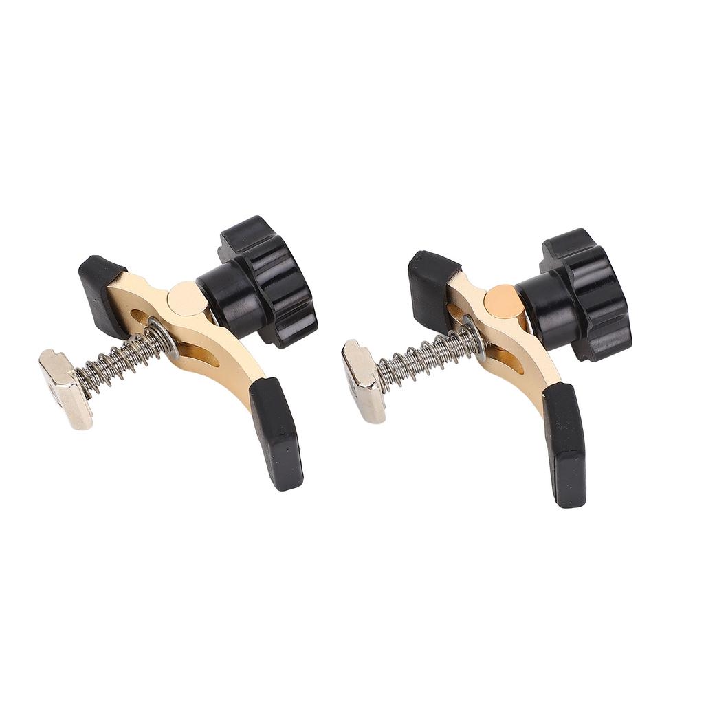 2PCS T Track Hold Down Clamps Aluminum Alloy Press Plate Clamp for CNC Router Engraving Machine