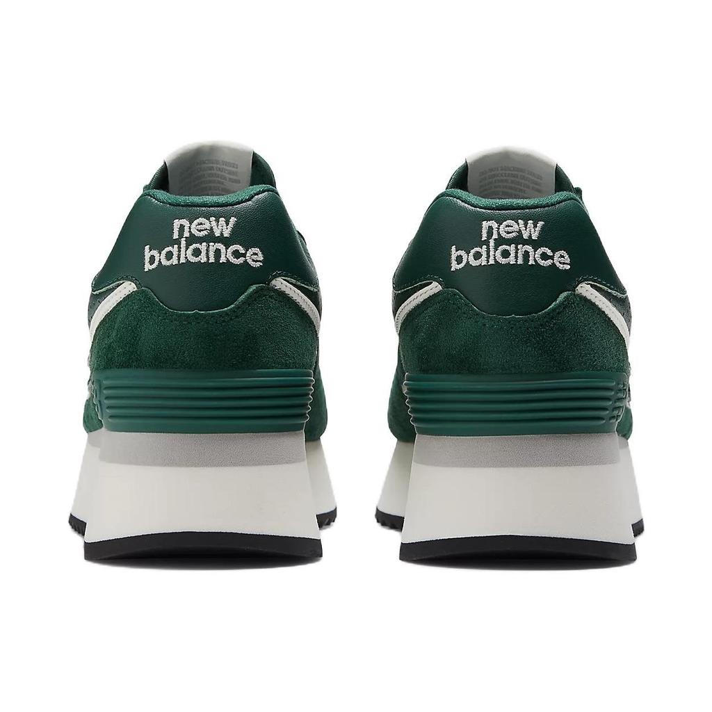 New Balance 574+ Acidic Green Women Sneakers White WL574ZAG