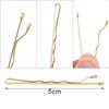 50pcs 5cm Metal Hairpins Casual Curly Wavy Grips Barrette Hair Clips For Women Girls DIY Hair Styling Tools Hair Accessories