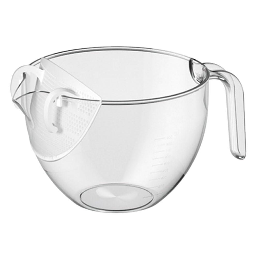 OSALADI Plastic Rice Cleaner Transparent Reusable Cooking Versatile Ideal for Washing Rice and Vegetables in the Kitchen Strainer, Colander,