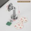 Stainless Steel Door Stopper Bathroom Magnetic Door Stop Heavy Duty Floor Wall Mount Wind-Proof Door Holder Hardware
