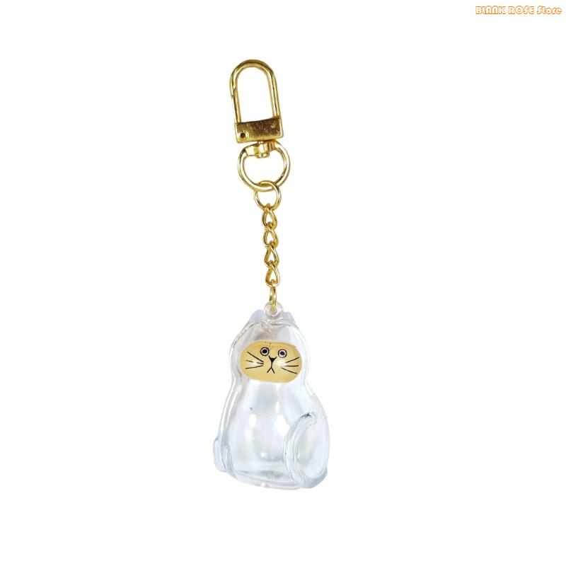 

K1AE Clear Cats Keepsakes Furs Holders For Pet Hair Teeth Display Storage Case