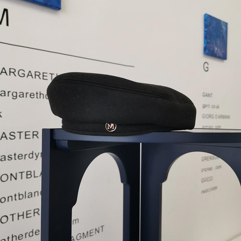 

And Stylish Comfortable Womens Beret For Winter Soft Warm Painter Hat Black