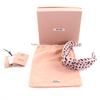 Excellent Miu Miu hair accessory Pink black Women 5IH032 Used
