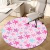 1 Peça Tapete de Escritório para Cadeira Estampado Estrelas Rosa Tecido por Metro Perfeito para Decorar Cadeiras de Escritório, Salas de Estar ou Quartos