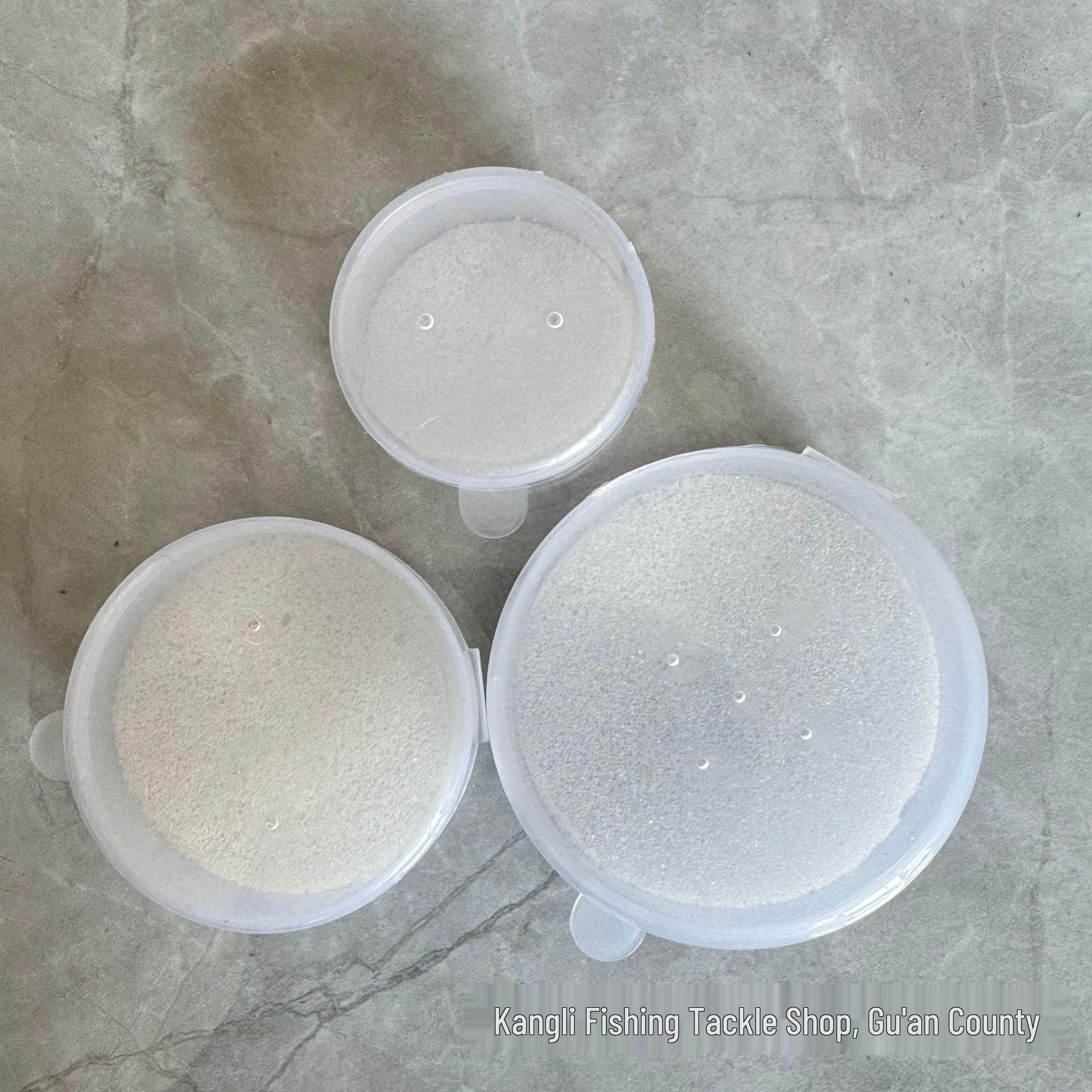 

Clear Red Worm Box for Live Bait - Fishing Accessories Small