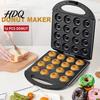 Einfacher Mini-Donut-Maker 16 Löcher in einem Schritt EU-Oberflächendesign Lebensmittelgeeigneter Stecker Spülmaschinenfest Leistungsstark