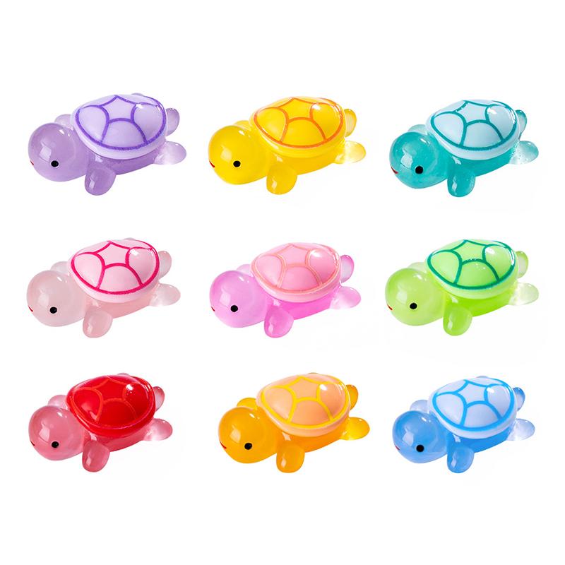 Mini Cartoon Luminous Turtle Blind Bag Turtle Randomturtle Ornament Diy Pendants Car And Home Ornaments S/L Size