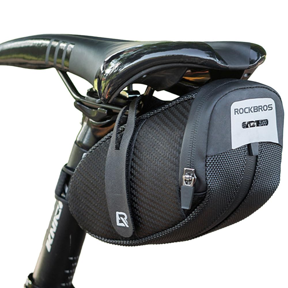 

Bicycle Saddle Road Bike Taillight Easy Expandable Cross Bike Rear Bag [Parallel Import] Bag, Bag, Compact, Waterproof, Stylish, Installation,