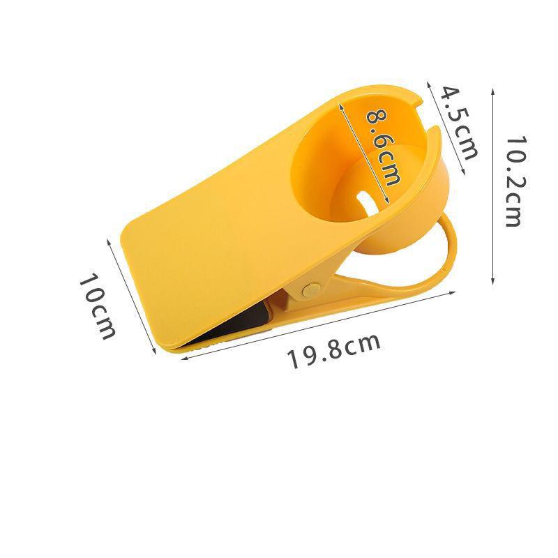 Creative Coffee Drink Cup Holder Table Side Water Cup Shelf Office Desktop Computer Desk Fixed Cup Holder Desk Storage Clip