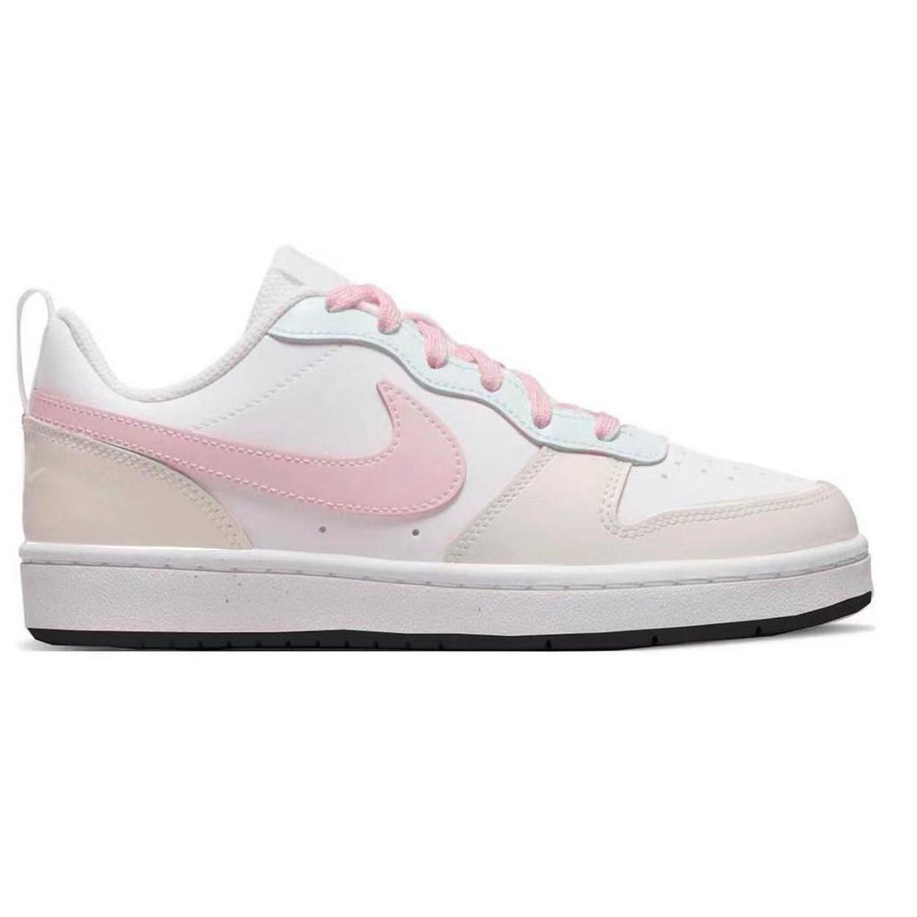 Nike Court Borough Cherry Blossom Jelly Leather Balance Waterproof Slip Resistant Low Top Skateboard Shoes Women's DO7446-101(team1885-)