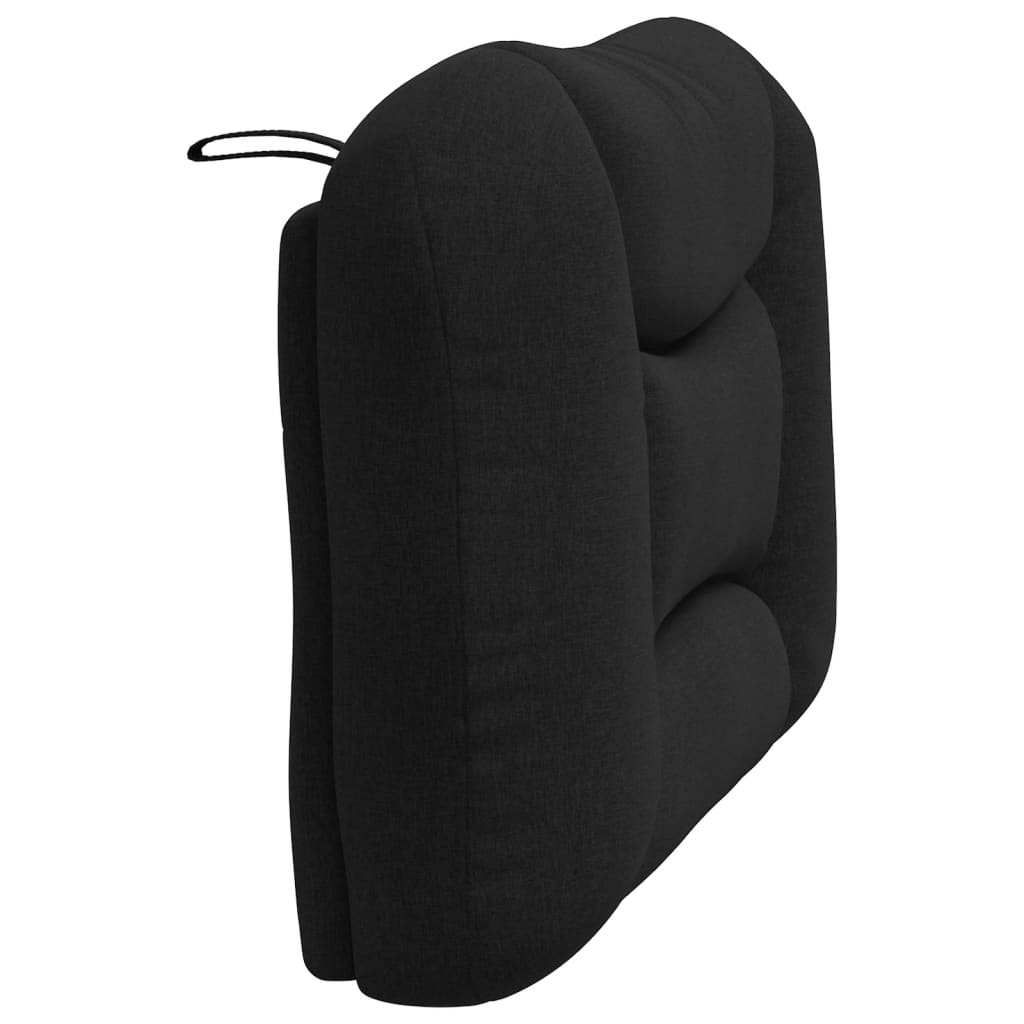 Vidaxl Poduszka Na Wezgłowie, Czarna, 80 Cm, Tkanina