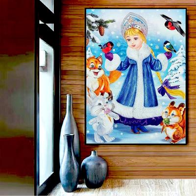 5D Diamond Painting Cross Stitch Diamond Embroidery Full Round Drill Mosaic Photo Custom Cartoon