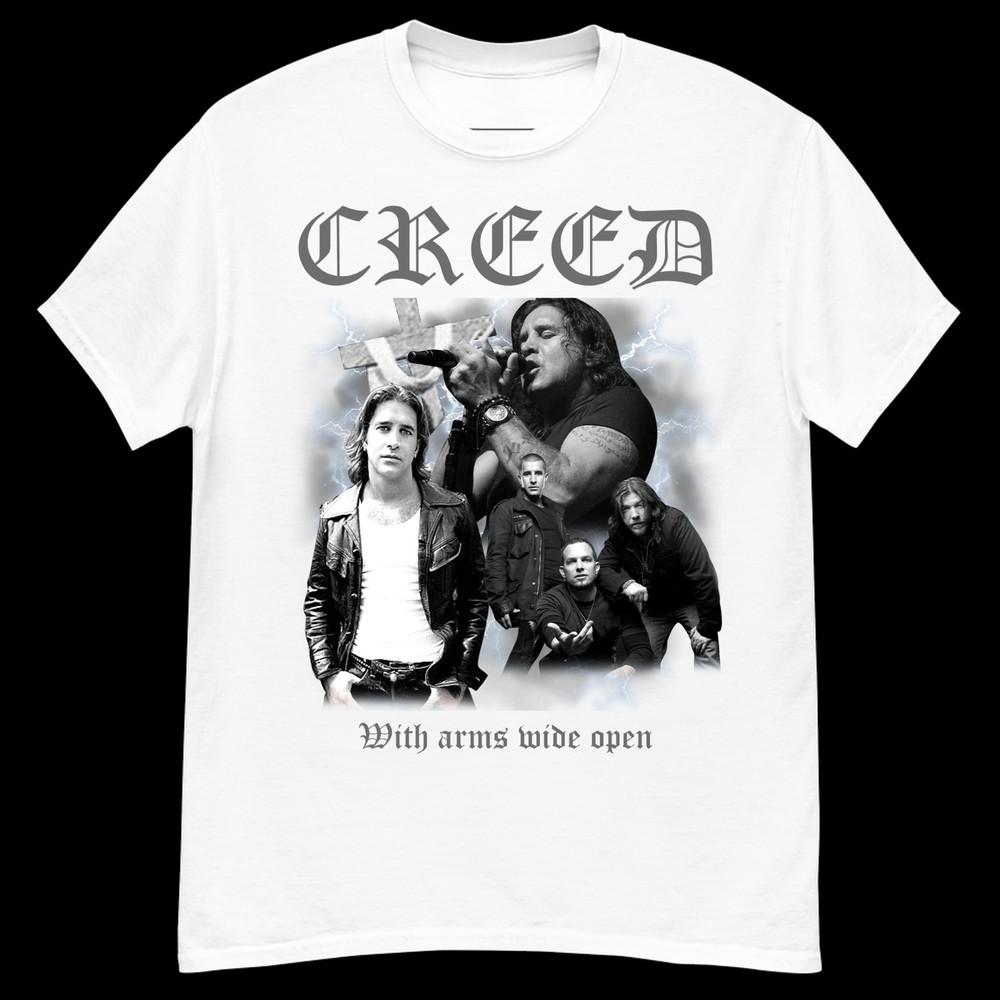 Классическая рубашка CREED BAND Унисекс Унисекс S-5XL Унисекс Футболка XXL