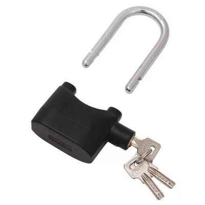 Universal Waterproof Siren Alarm Padlock 110dB Heavy Duty Bicycle Lock Rust Proof Anti Theft Security Padlock Fence
