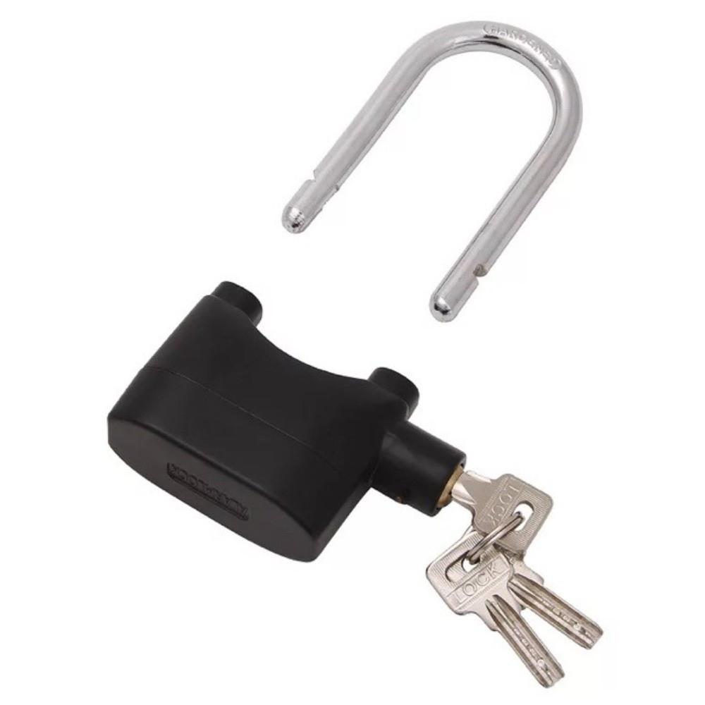 Universal Waterproof Siren Alarm Padlock 110dB Heavy Duty Bicycle Lock Rust Proof Anti Theft Security Padlock Fence