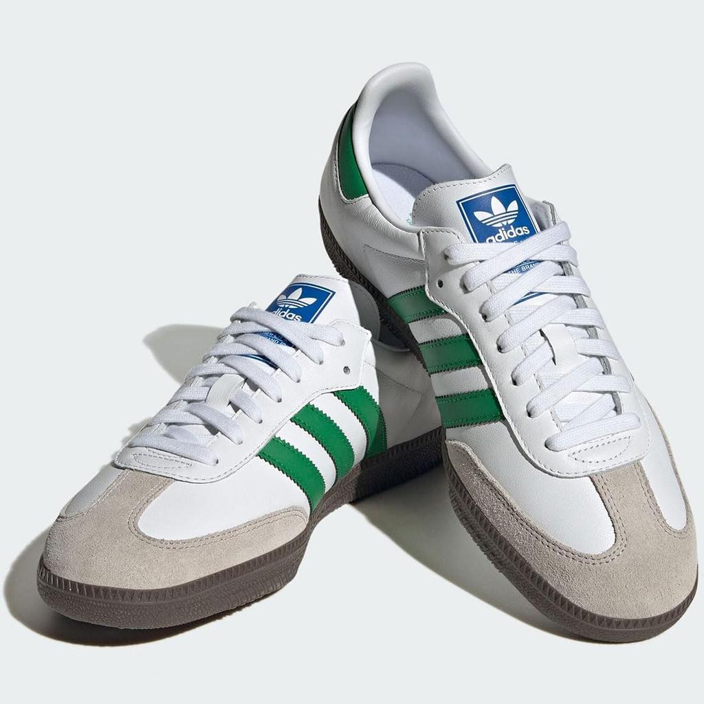 Adidas Samba OG Authentic Adidas Japan Size Footwear, White/Green/Supplier Color, IG1024, Product, 28.0cm