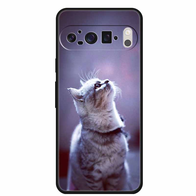 Für Google Pixel 10 Pro XL 5G Hülle Tiere Weiches Silikon TPU Handyhülle Rückseite für Pixel 10Pro XL Cooler Wolf Schutzhülle
