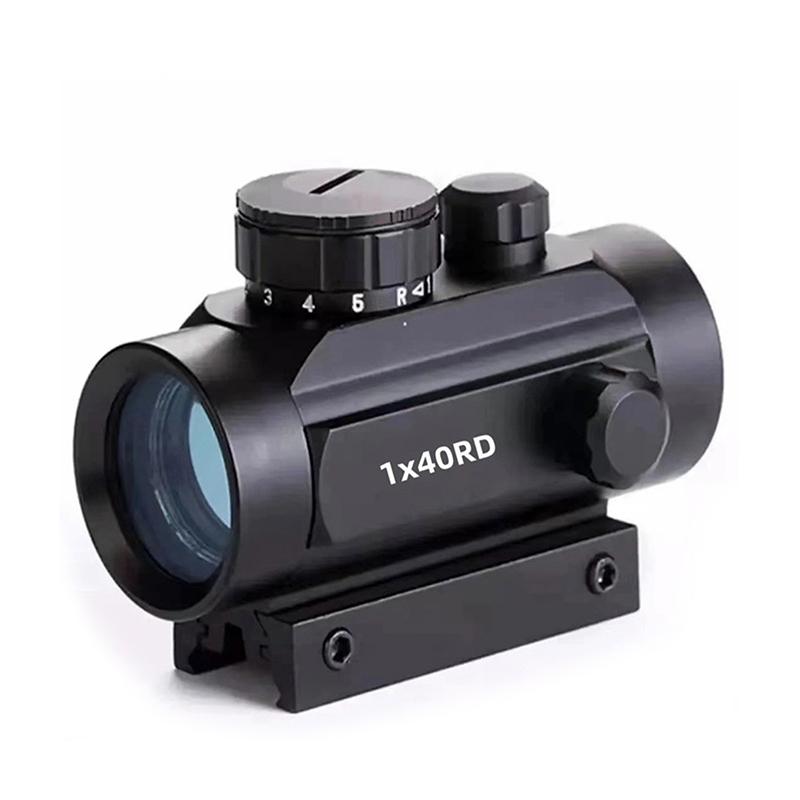 1X40Rd Rot Grün Dot Sight Jagd Sammlung Optik Reflex Holographische Umfang Kollimator Airsoft Zubehör