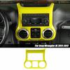 Center Console Panel Cover Trim Bezels For Jeep Wrangler JK JKU 2011-2017 Yellow
