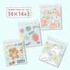 50/100 Pcs Cartoon Pattern Plastic Self-Adhesive Candy Bags Cookie Donut Bread Pastry Bag Food Packaging Resealable Gift Bag