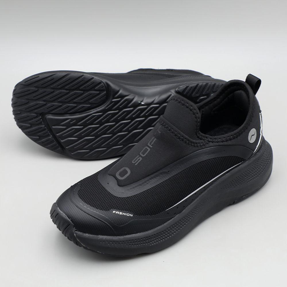 Tênis de Corrida Masculino de Malha Leve e Respirável com Sola Macia que Absorve o Choque