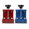 Woodworking Hole Punching Tool  Hole Drill  Aluminum Alloy Household Woodworking Hole Punch Tool Red/Blue
