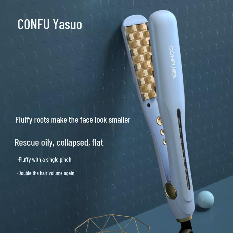 

Kangfu Fluffy Corn Perm Curling Iron with Temperature Control 45-65W синій