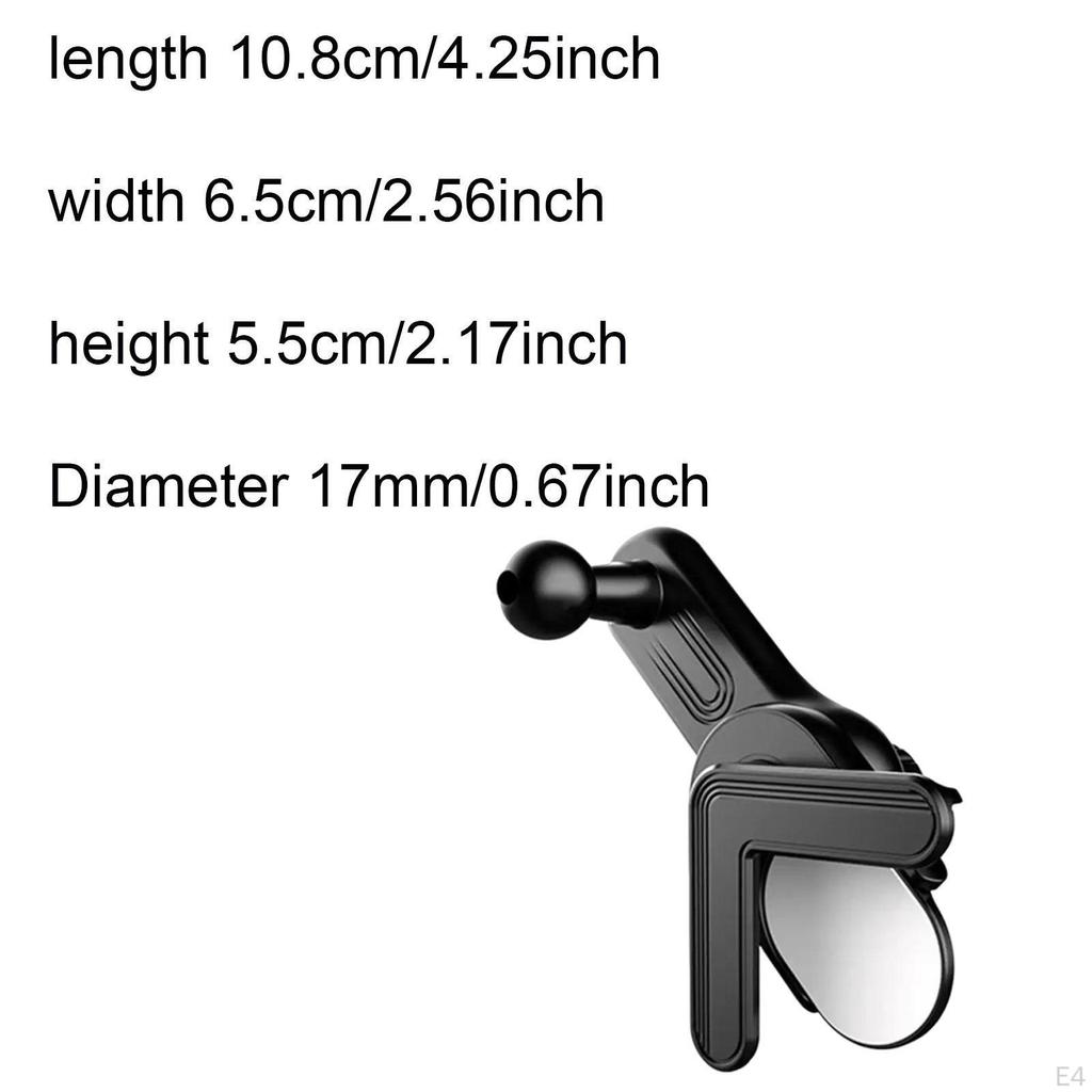 Car Display Phone Holder with 17 Mm Ball Head, Side Support, Stand