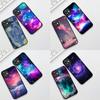 Cover for Samsung Galaxy S22 S21 S20 Fe Ultra S9 Plus + A13 A22 M21 M31 M55 M15 Protective Phone Case Universe Galaxy Stars Moon