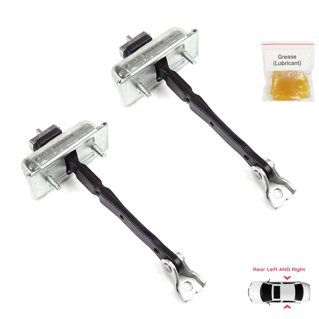 BDP1243-1 2 Pieces Rear Left AND Right Door Catch Hinge Brake Stop Check Strap Limiter for Vauxhall Opel Zafira Tourer C P12 2011-2019 39045011