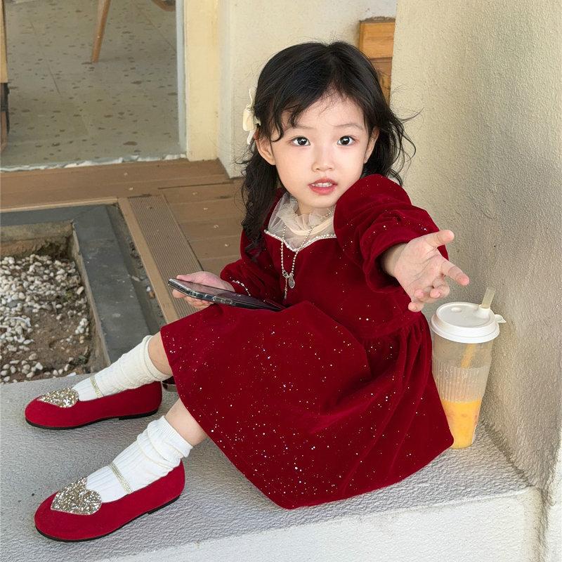 red velvet newborn dress Buy JoJo Maman Bb Smocked Party from Next USA This magical velvet confection embellished with lace will give your little girl the merriest time with her most treasured friends and family Collar Red Velvet Infant Christmas