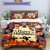 3pcs bedding set Halloween Party Includes 1 Comforter + 2 Pillowcases, Without Pillow Inserts, Soft Comfortable, Lightweight Breathable, Pri