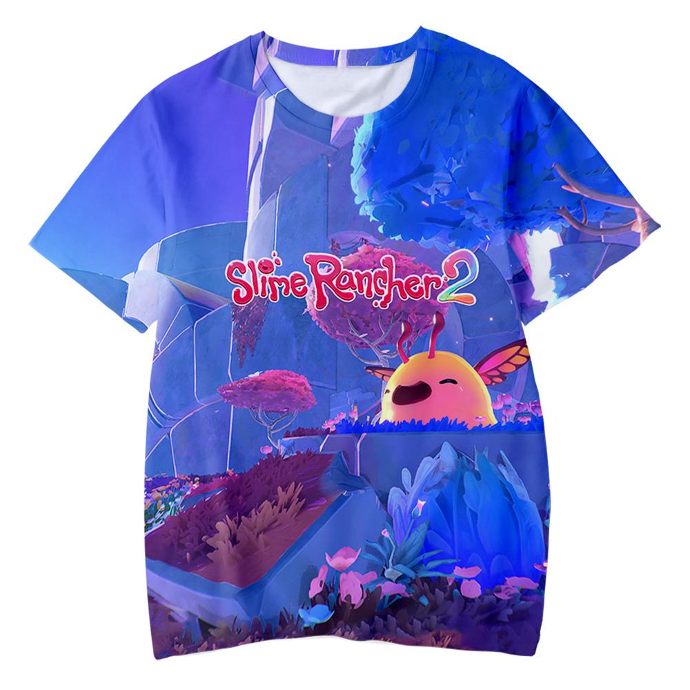 

Slime Rancher Cartoon Game 3D Print T-Shirt Fashion Street Loose Short Sleeve 160