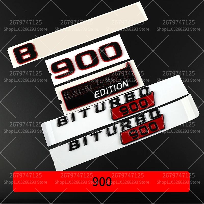3D Color Block 800 900 700 Nameplate Badge Emblem Car Trunk Sticker for Mercedes Benz Brabus AMG W463 W464 G500 G63 Accessories