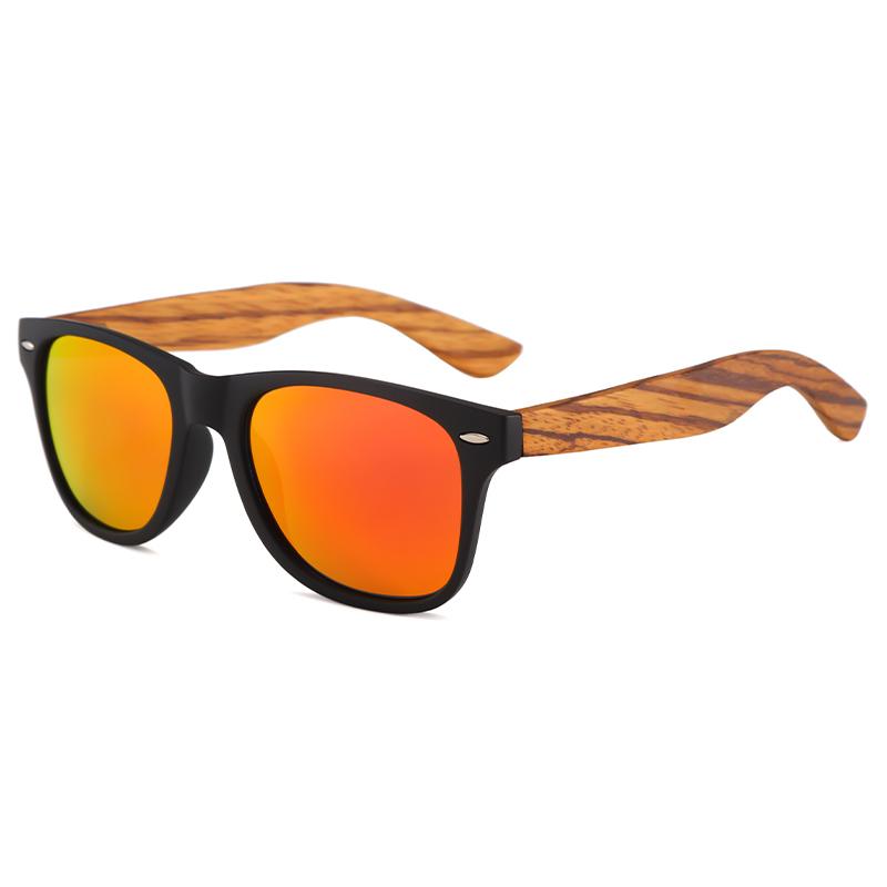 Vintage Wooden Sunglasses Retro Square Design UV400 Protection Luxury Brand Fashion for Men Women Outdoor Driving