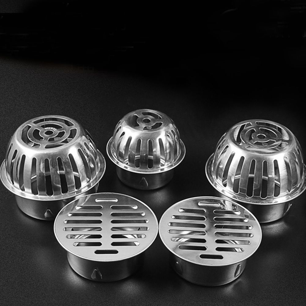 Round Anti-blocking Drainage Plumbing Fitting Balcony Drainage Cover Roof Floor Drain Rain Pipe Cap