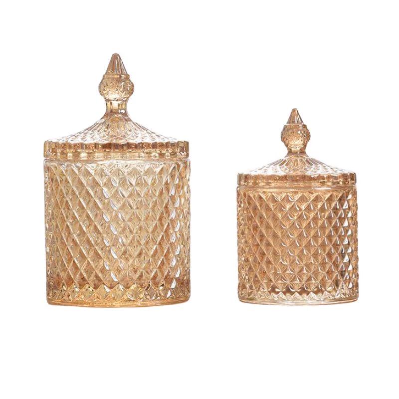 Qianxing Crystal Glass Storage Jar Set