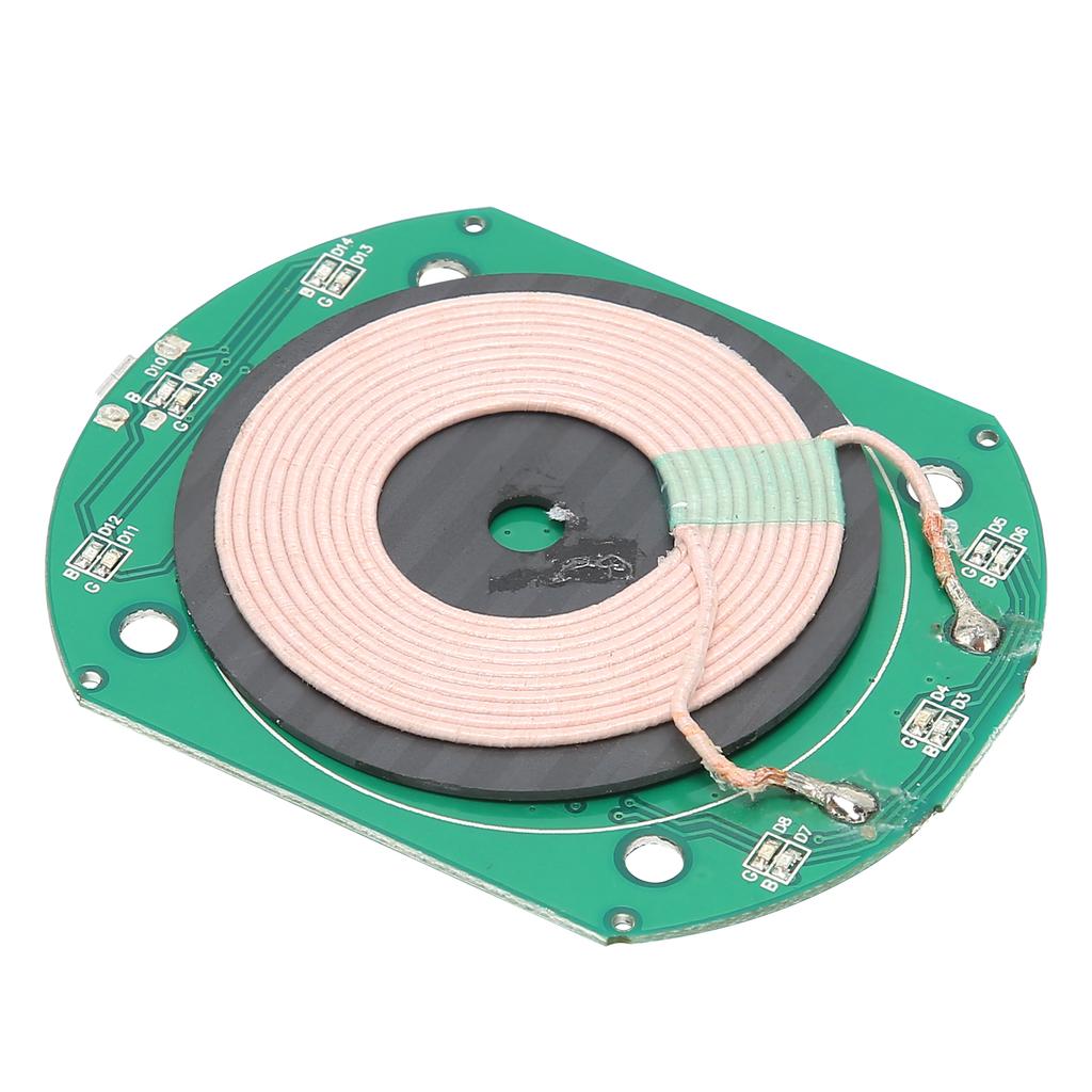 5W Qi Wireless Charger Module PCBA Circuit Board Coil Wireless Charging Micro USB Port