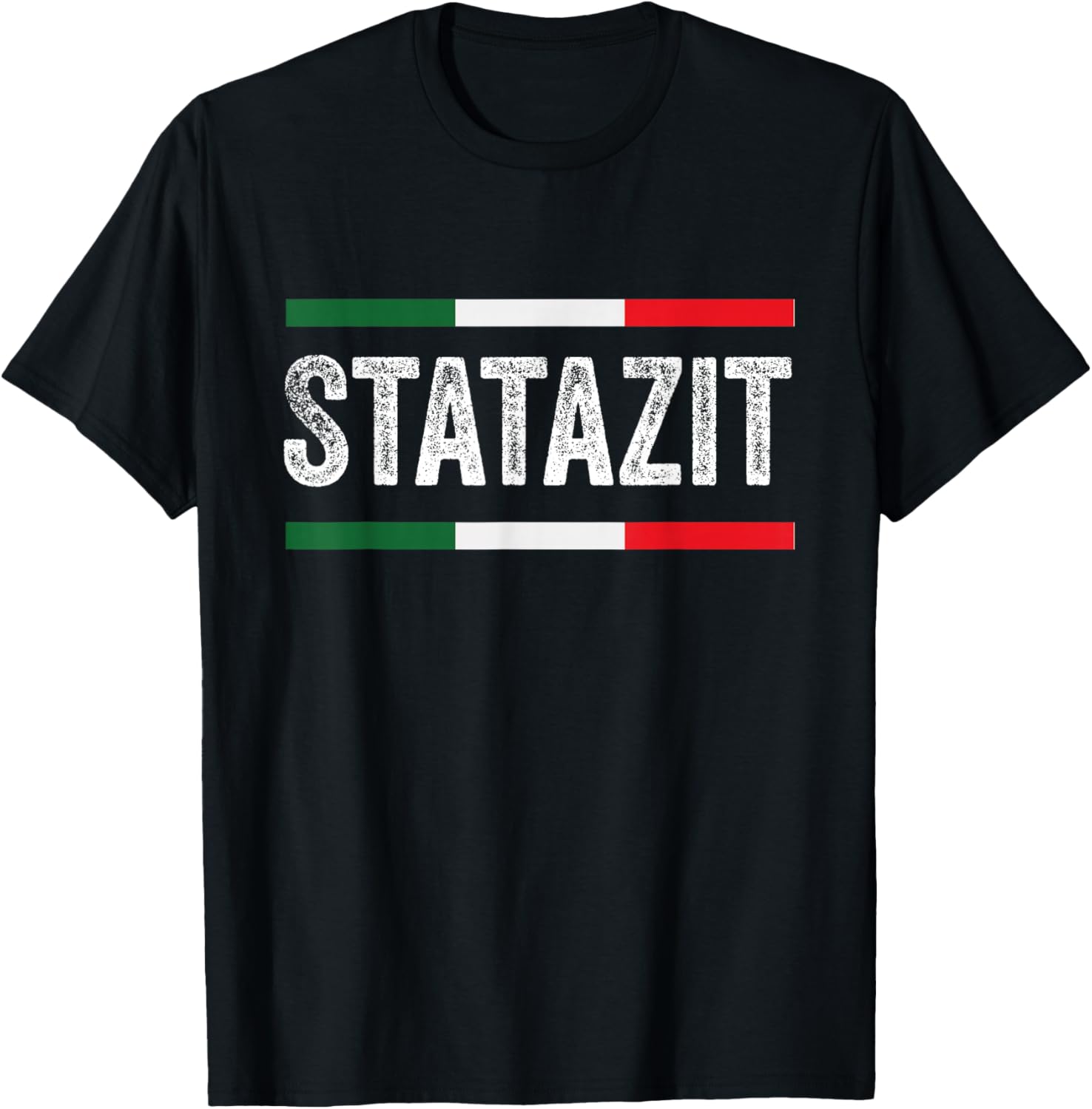 Funny Shut Up Be Quiet Statazit Italian Slang T-Shirt S разноцветный