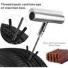 33/58Pcs Auto Tire Repair Set Puncture Repair Tools Car Motorcycle Bike Emergency Heavy Duty Tubeless Tire Repair Rivet Tool Set