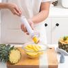 Ananasschäler Ananasschneider mit Komfortgriff Schneidewerkzeug Kunststofftextur für bequeme Fruchtzubereitung