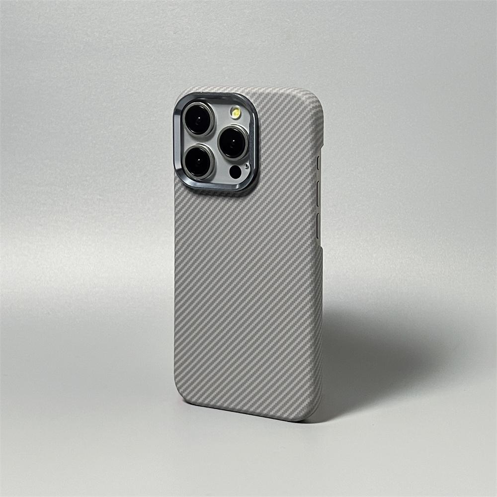 Ultra Thin Carbon Fiber Texture for  Phone Case For For Iphone 14 1 16 17 Pro Max Magnetic Wireless Charging Matte PC Cover
