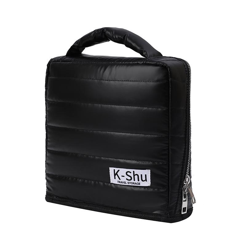 

Large Capacity Stand-Up Pencil & Makeup Bag - Travel & Desktop Organizer