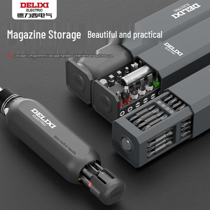 DeLixi Ratchet Screwdriver Tool Set