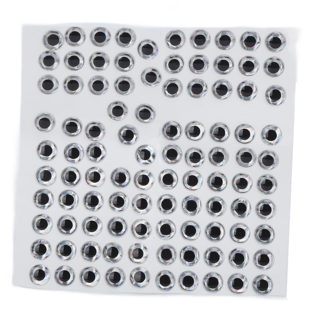 100Pcs Fish Eyes Stickers Artificial Simulation Fake Fishing Eyes Accessories for DIY Lures Making